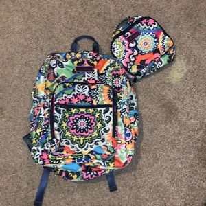 Vera Bradley Backpack and Lunchbox